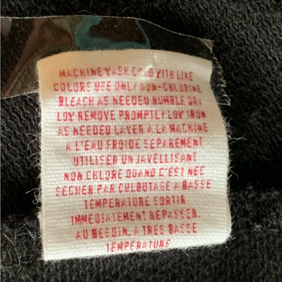 Anthropologie Lilka Black Embroidered Belted Open Cardigan Sweater size m - Picture 5 of 6